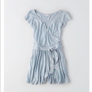 American Eagle Outfitters Soft & Sexy Wrap Romper